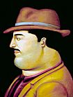 Fernando Botero Canvas Paintings - Colombiano